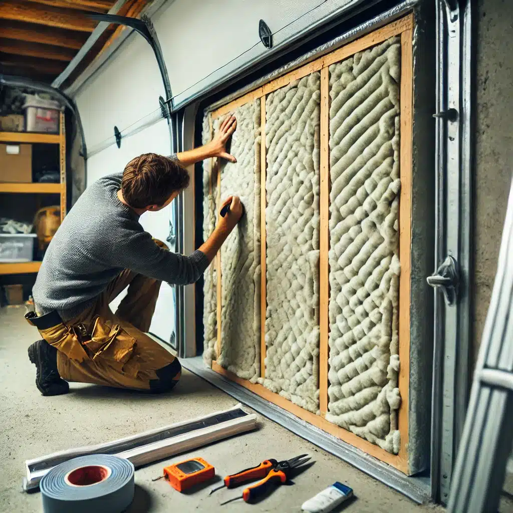 can you insulate a garage door